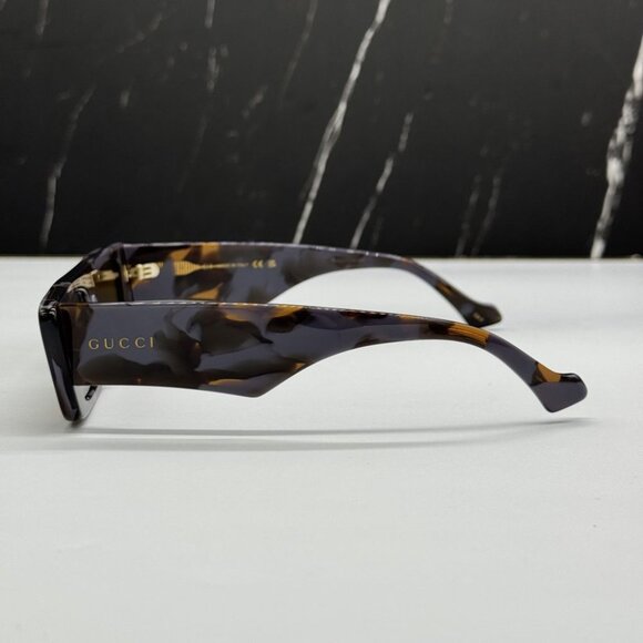 NEW GG1331S 006 GUCCI SUNGLASSES GREY HAVANA BROWN UNISEX EYEWEAR GUCCI - Picture 10 of 16